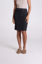 Load image into Gallery viewer, Two T's Tape Yarn Skirt - Charcoal
