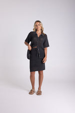 Load image into Gallery viewer, Two T's Tape Yarn Skirt - Charcoal
