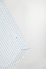 Load image into Gallery viewer, No Nationality Freddy No Pocket Shirt - Aqua Stripe
