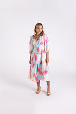 Load image into Gallery viewer, Two T's Anna Print Midi Dress
