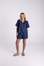 Load image into Gallery viewer, Two T's Denim Short - Dark Denim
