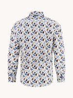 Load image into Gallery viewer, A Fish Named Fred - Various Guitars Print Shirt  - White - Mitchell McCabe Menswear
