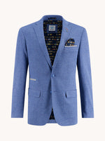 Load image into Gallery viewer, A Fish Named Fred - Plaid Check Blazer in Blue - Mitchell McCabe Menswear
