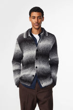 Load image into Gallery viewer, No Nationality Alfie Knit Cardigan - Charcoal
