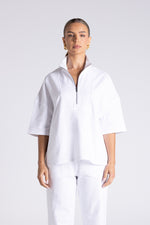 Load image into Gallery viewer, Two T's Ava Sweat - White
