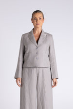 Load image into Gallery viewer, Two T's Tweed Blazer - Dove
