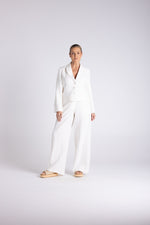 Load image into Gallery viewer, Two T's Tweed Blazer - Milk
