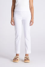 Load image into Gallery viewer, Two T's 7/8 Bengaline Pant - White
