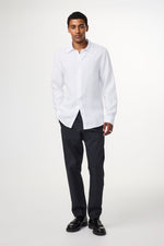 Load image into Gallery viewer, No Nationality Enzo Linen Shirt - White - Mitchell McCabe Menswear
