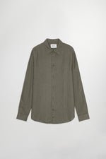 Load image into Gallery viewer, No Nationality Enzo Linen Shirt - Capers - Mitchell McCabe Menswear
