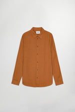 Load image into Gallery viewer, No Nationality Enzo Linen Shirt - Caramel - Mitchell McCabe Menswear

