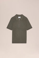 Load image into Gallery viewer, No Nationality Hansie Zip Polo - Capers

