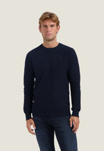 Load image into Gallery viewer, Dstrezzed Mercury Crew Knit - Navy
