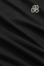 Load image into Gallery viewer, No Nationality Embro Tee - Black
