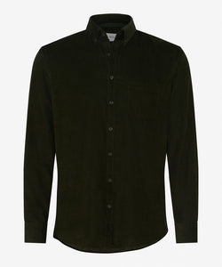 Brax Daniel Fine Cord Shirt - Deep Pine