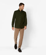 Load image into Gallery viewer, Brax Daniel Fine Cord Shirt - Deep Pine
