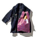 Load image into Gallery viewer, Puebco School Tie Fabric bag - Red and Light Blue - Mitchell McCabe Menswear
