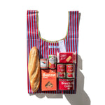 Load image into Gallery viewer, Puebco School Tie Fabric bag - Red and Light Blue - Mitchell McCabe Menswear

