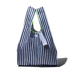 Load image into Gallery viewer, Puebco School Tie Fabric bag - Navy Blue and White - Mitchell McCabe Menswear
