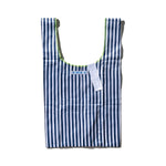 Load image into Gallery viewer, Puebco School Tie Fabric bag - Navy Blue and White - Mitchell McCabe Menswear
