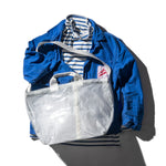 Load image into Gallery viewer, Puebco Covered Parachute Fabric Shoulder Bag - White - Mitchell McCabe Menswear
