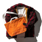 Load image into Gallery viewer, Puebco Covered Parachute Fabric Shoulder Bag - Orange - Mitchell McCabe Menswear
