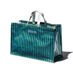 Load image into Gallery viewer, Puebco Covered School Tie Market Bag - Green/Light Blue - Mitchell McCabe Menswear
