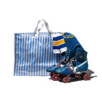 Load image into Gallery viewer, Puebco Covered School Tie Market Bag - Light Blue/White - Mitchell McCabe Menswear
