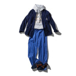 Load image into Gallery viewer, Puebco Cotton Stripe Lounge Pants - Blue - Mitchell McCabe Menswear
