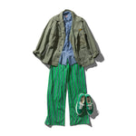 Load image into Gallery viewer, Puebco Cotton Stripe Lounge Pants - Green - Mitchell McCabe Menswear
