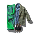 Load image into Gallery viewer, Puebco Cotton Stripe Lounge Pants - Green - Mitchell McCabe Menswear

