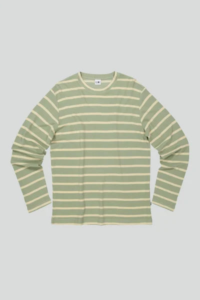 No Nationality Clive Tee - Green Stripe