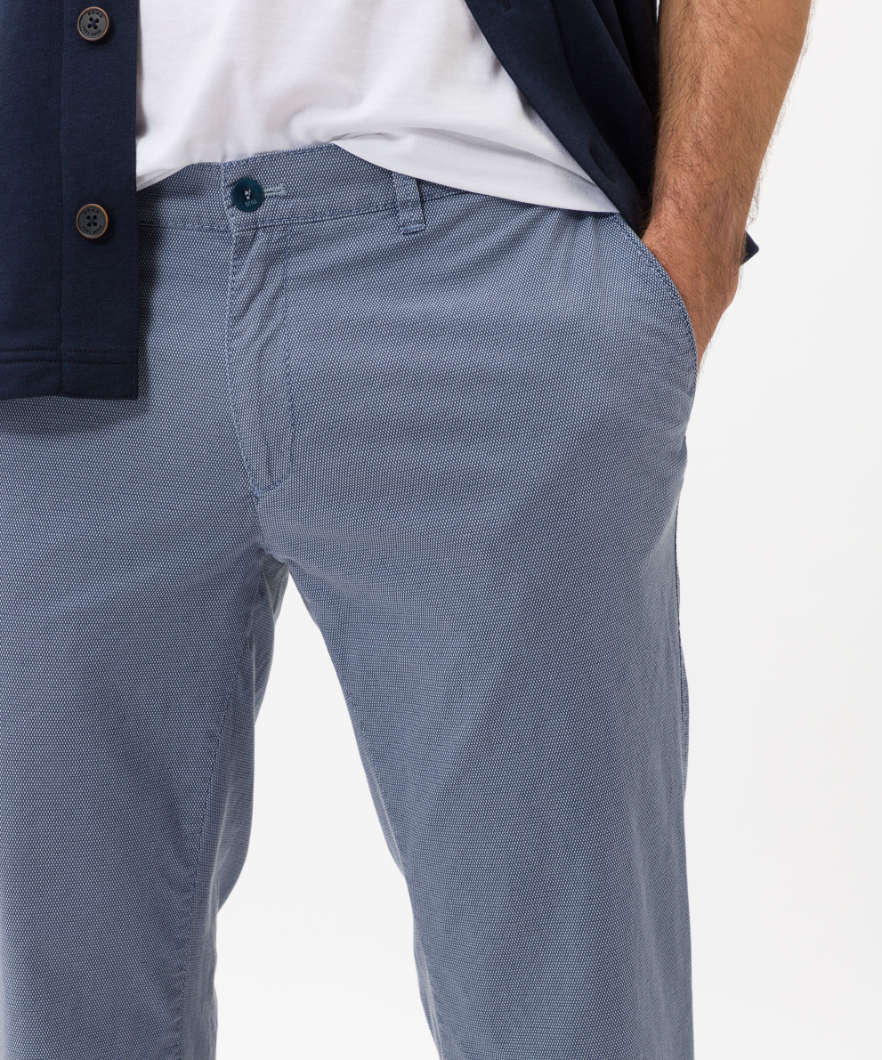 Brax Fabio Printed Chino - Anchor