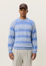 Load image into Gallery viewer, Le Deux - Gradient Knit in Faded Denim
