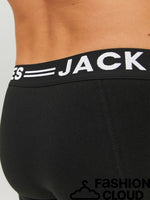 Load image into Gallery viewer, Jack &amp; Jones Sense 3 Pack Trunks - Black

