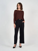 Load image into Gallery viewer, Lou Lou Adele Long Sleeve Bamboo Top - Burgundy - Mitchell McCabe Menswear
