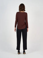 Load image into Gallery viewer, Lou Lou Adele Long Sleeve Bamboo Top - Burgundy - Mitchell McCabe Menswear
