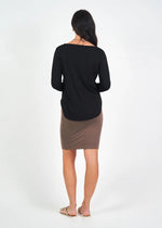 Load image into Gallery viewer, Lou Lou Adele Long Sleeve Bamboo Top - Black - Mitchell McCabe Menswear
