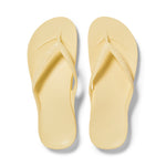 Load image into Gallery viewer, Archies Arch Support Flip Flops/Thongs - Lemon

