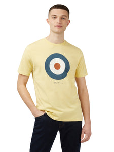 Ben Sherman Signature Target Print Tee - Lemon