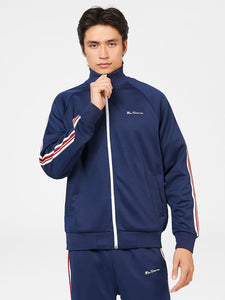 Ben Sherman House Taped Tricot Track Top - Navy