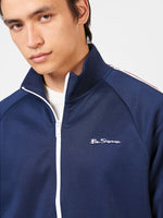 Load image into Gallery viewer, Ben Sherman House Taped Tricot Track Top - Navy
