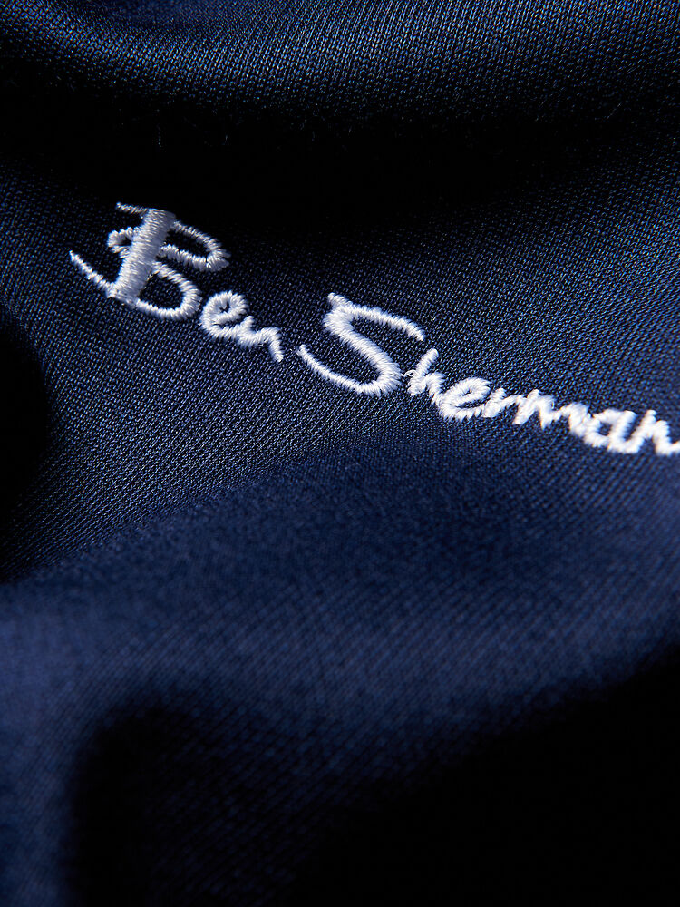 Ben Sherman House Taped Tricot Track Top - Navy