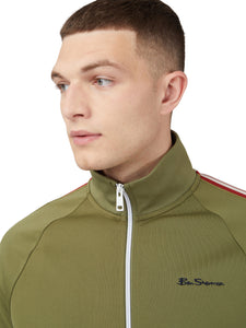 Ben Sherman House Taped Tricot Track Top - Loden