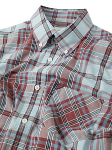 Ben Sherman Classic Check Short Sleeve Shirt - Light Blue