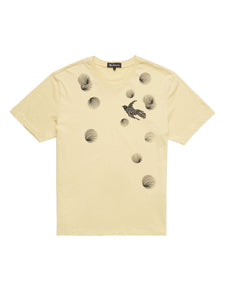 Ben Sherman Geo Bird Print Tee - Lemon