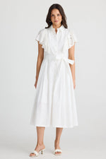 Load image into Gallery viewer, Brave and True Marigold Dress - White - Mitchell McCabe Menswear
