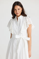 Load image into Gallery viewer, Brave and True Marigold Dress - White - Mitchell McCabe Menswear
