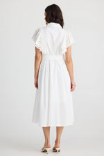 Load image into Gallery viewer, Brave and True Marigold Dress - White - Mitchell McCabe Menswear
