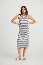 Load image into Gallery viewer, Brave and True Squad Dress - Ecru With Navy Stripe - Mitchell McCabe Menswear
